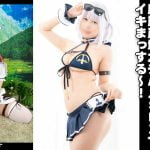 『白銀ノエル』コスプレエロ動画！有岡みうちゃんの爆乳ドスケベボディを3P生中出しで味わい尽くすアニコスAV！ホロライブ VTuber